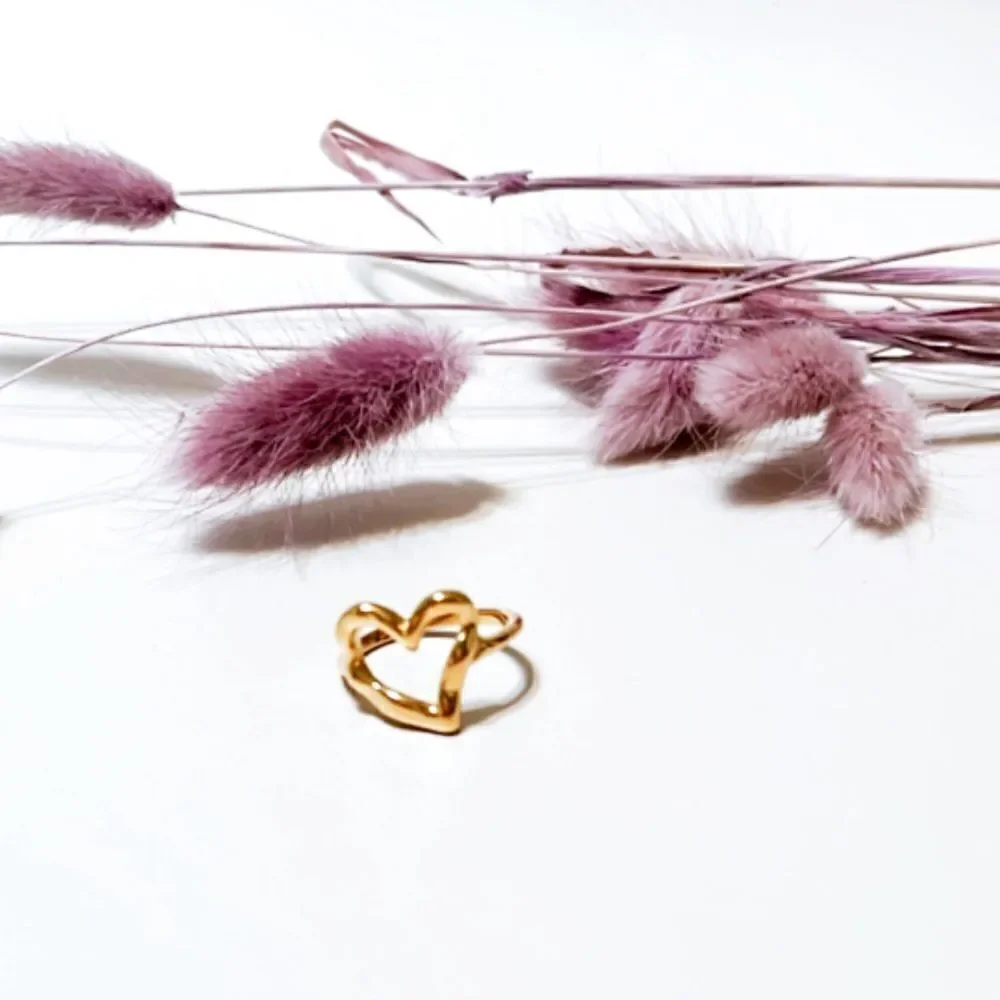 bohemian heart ring C34